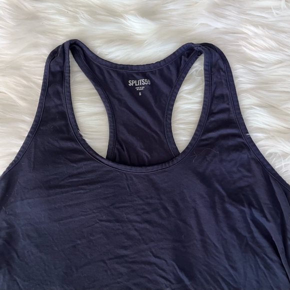 Splits59  Women’s Small Etta Navy Blue Tank  Top - Picture 4 of 7